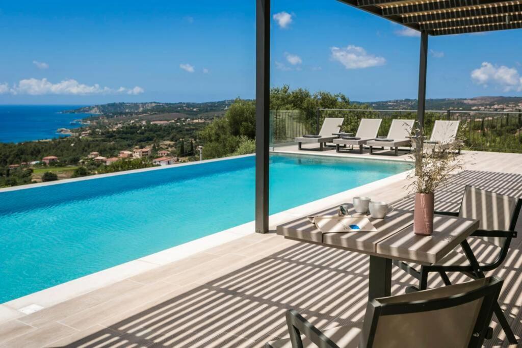Color Villas-New Villa Green At Trapezaki With Private Pool Μουσάτα Εξωτερικό φωτογραφία