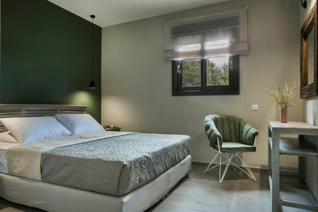 Color Villas-New Villa Green At Trapezaki With Private Pool Μουσάτα Εξωτερικό φωτογραφία