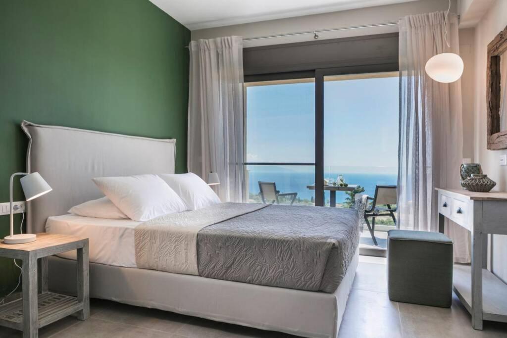 Color Villas-New Villa Green At Trapezaki With Private Pool Μουσάτα Εξωτερικό φωτογραφία
