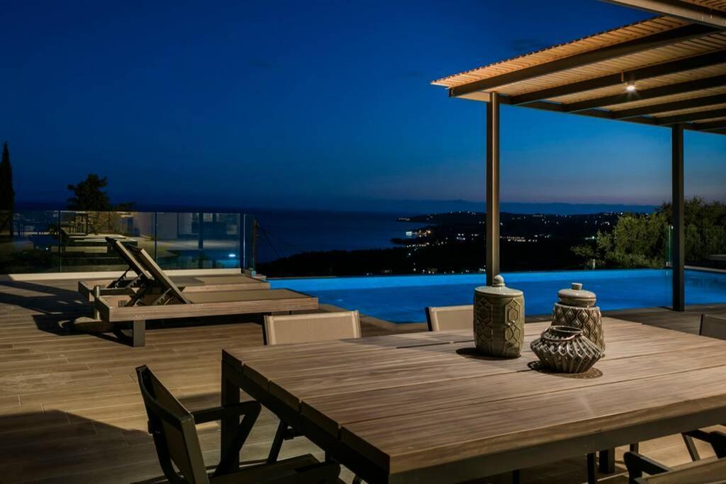 Color Villas-New Villa Green At Trapezaki With Private Pool Μουσάτα Εξωτερικό φωτογραφία